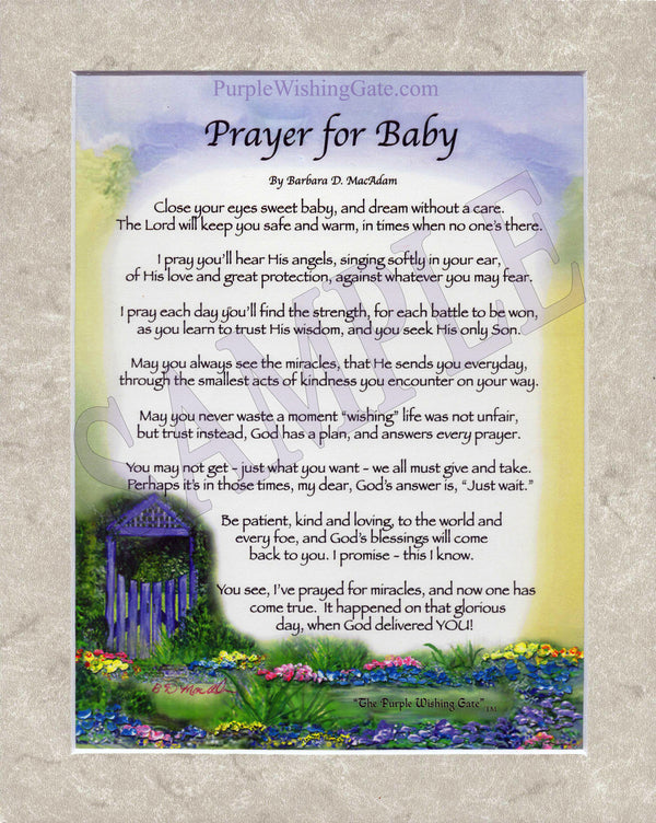 A Baby's Blessing | PurpleWishingGate.com