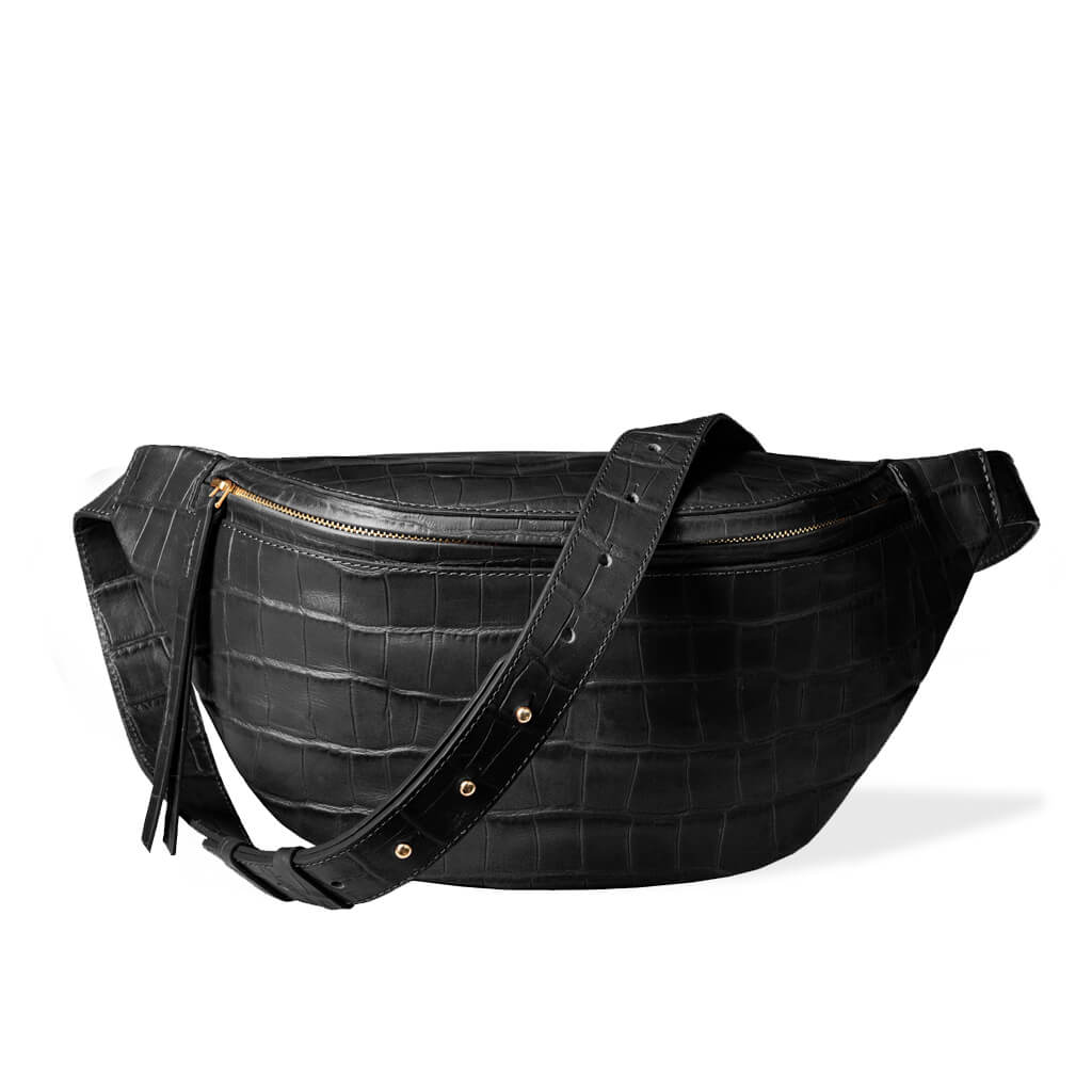 leather fanny pack womens