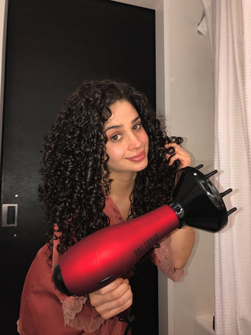 Hot Tools Hair Diffuser Review With Bounce Curl