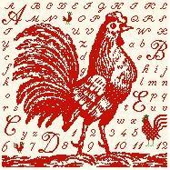 Toile Roosters