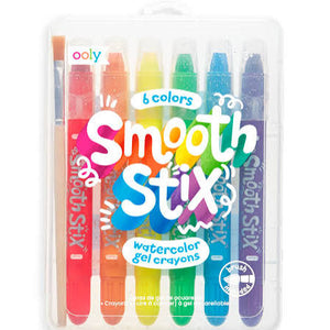 Ooly Smooth Stix Watercolor Gel Crayons Set