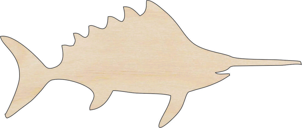 Swordfish - Laser Cut Wood Shape SEA133