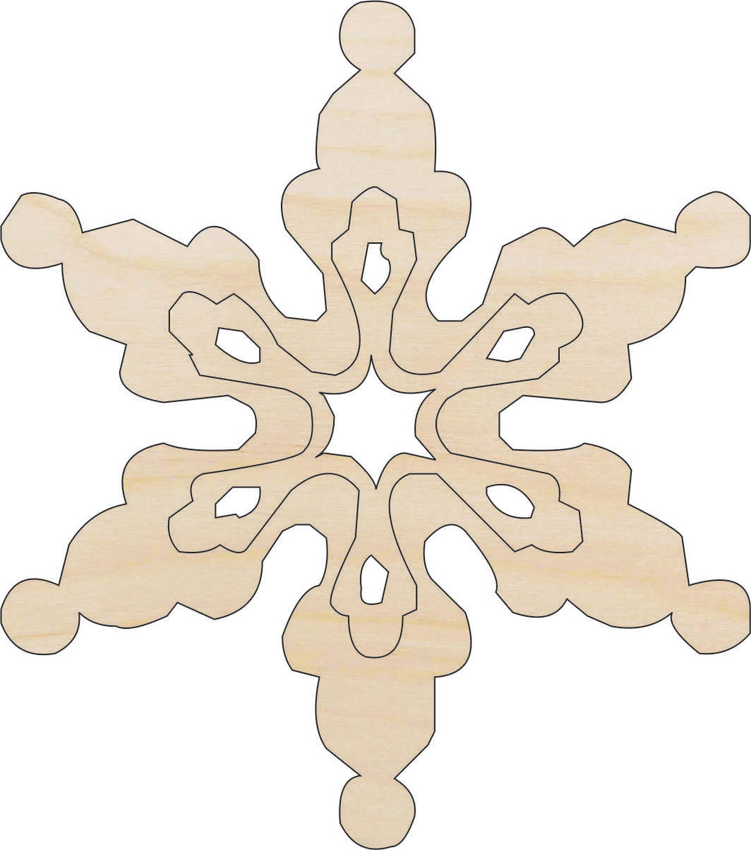 Snowflake - Laser Cut Wood Shape SNW46 – The Wood Shape Store