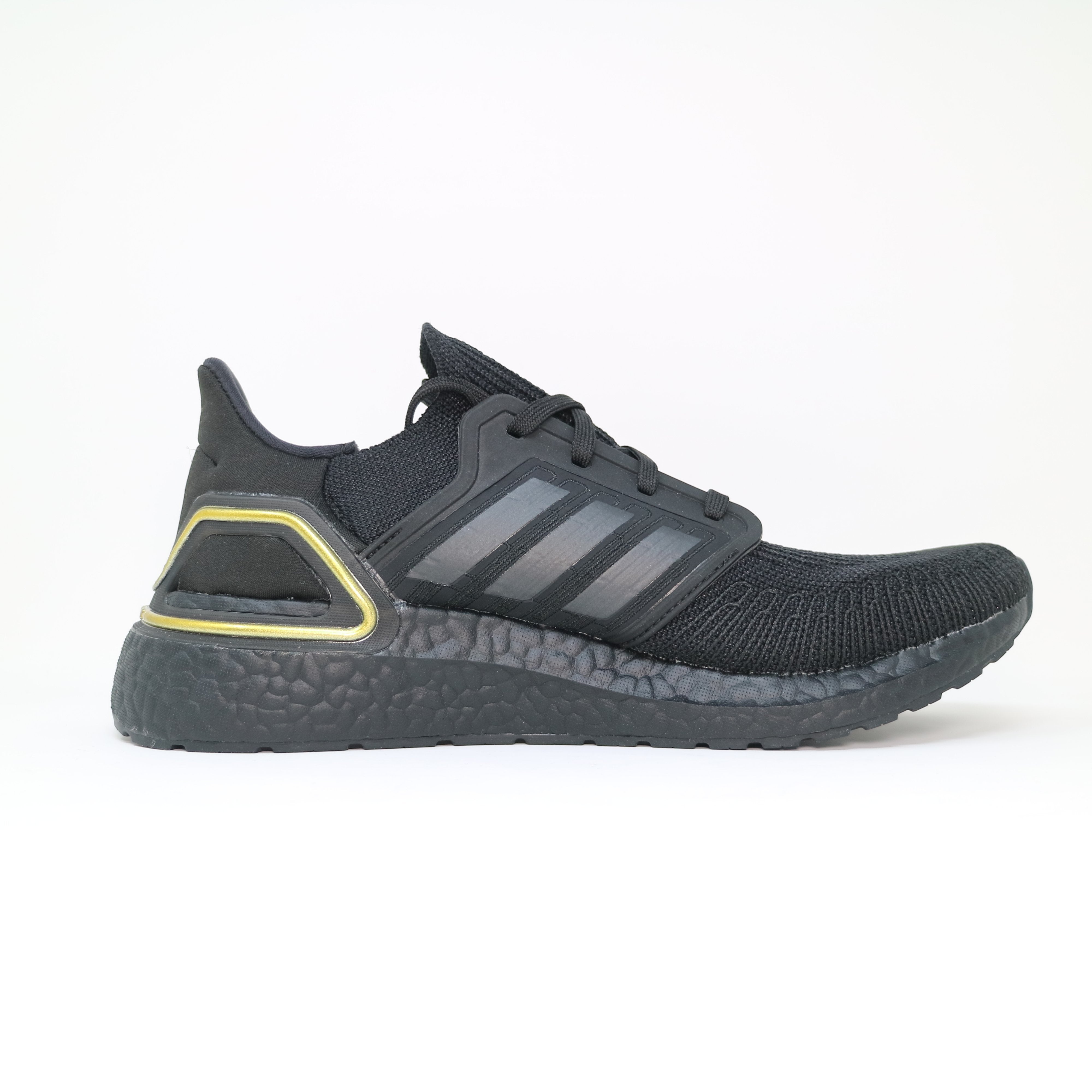 Mens Adidas Ultra Boost 20 Black Gold 3
