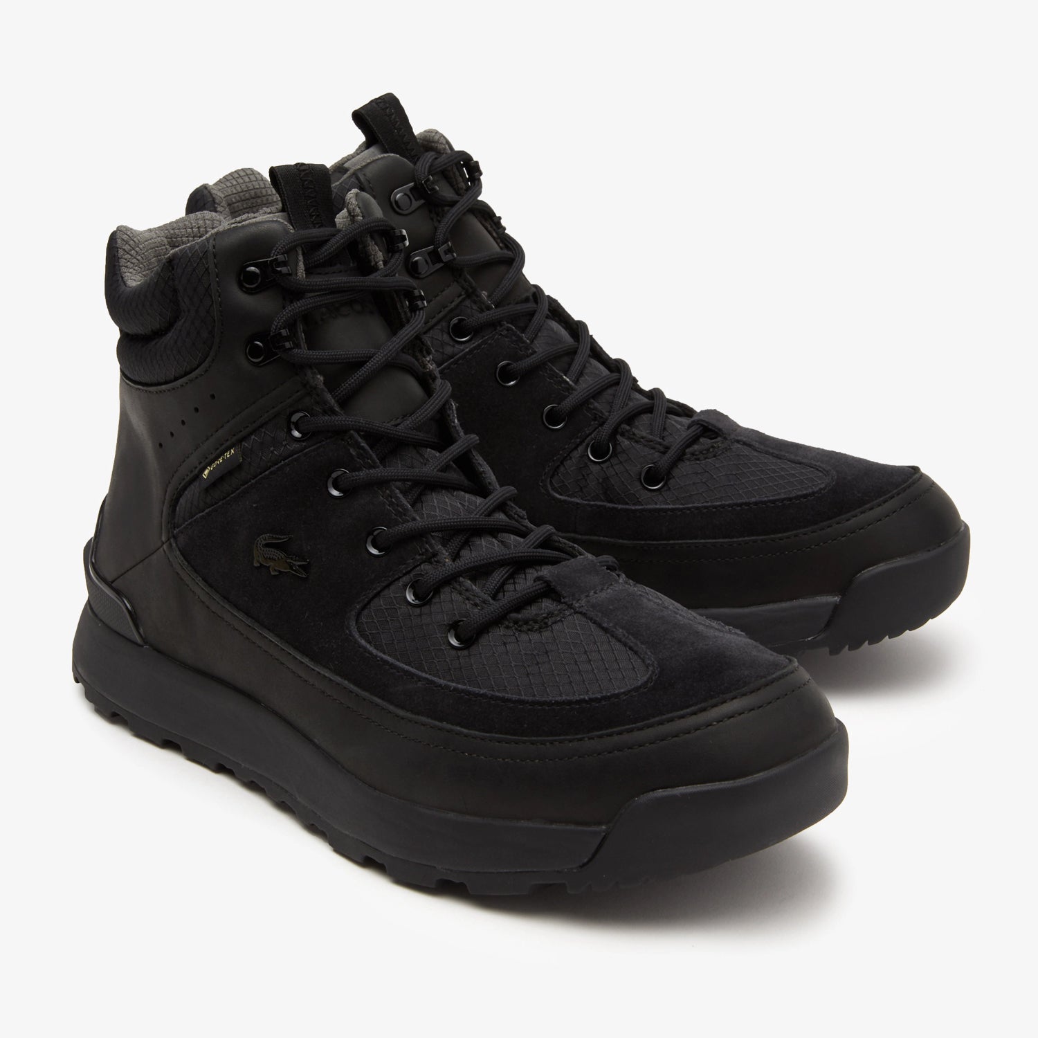 Mens Lacoste Urban Breaker Gore tex Hi Black 3