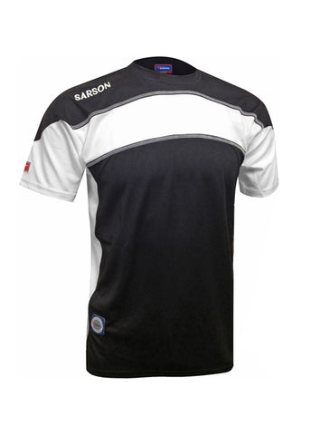 white and black jersey