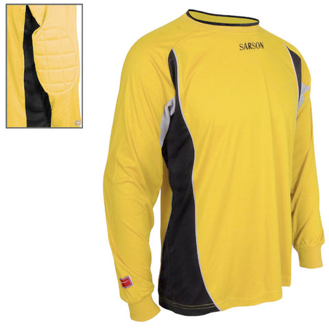 yellow goalie jersey