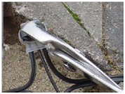 squeeze the connector with a pair of pliers 