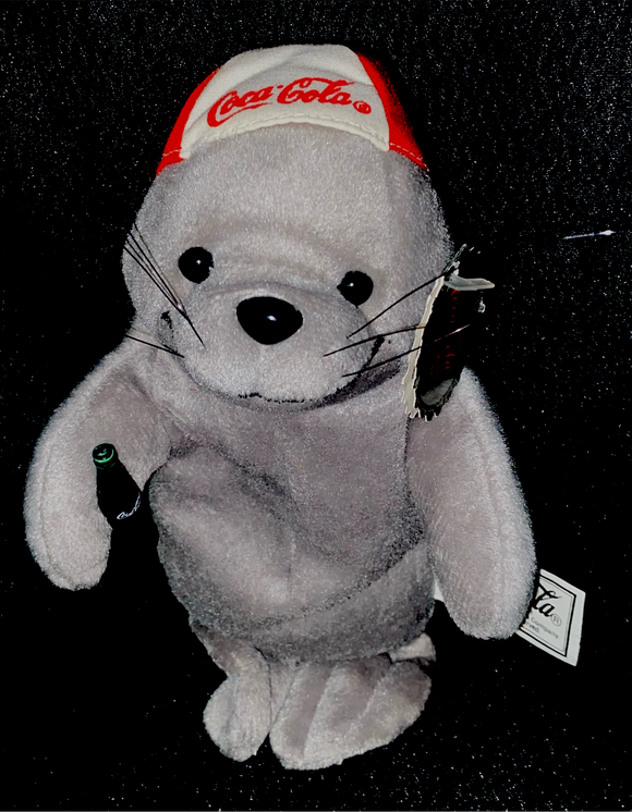 coca cola bean bag plush seal