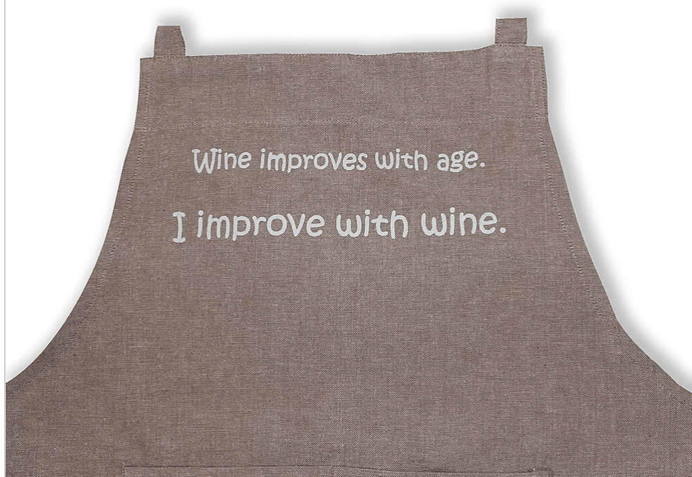 Dunedin Store Apron Natural Range | Wine improves with age