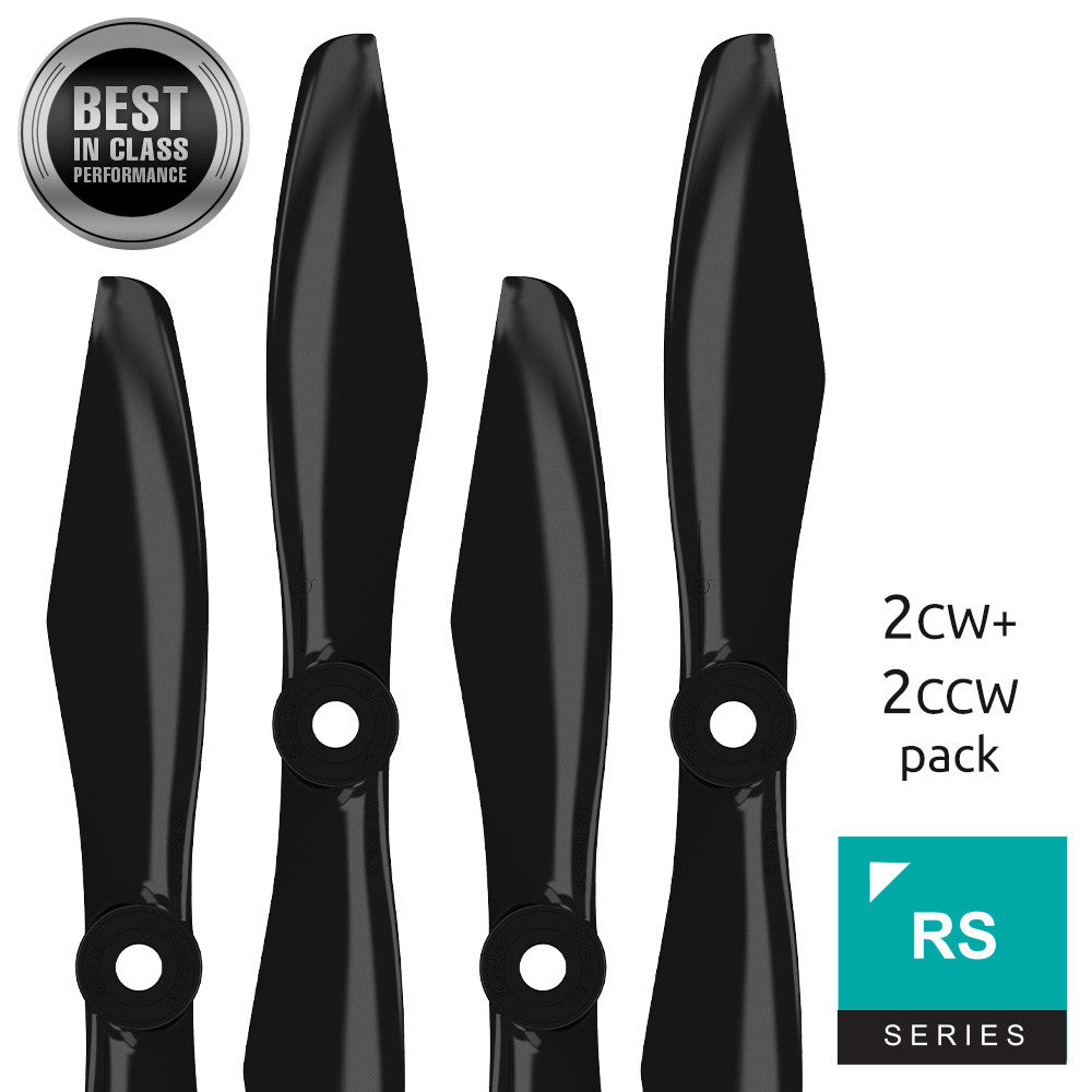 FPV Drone Racing / Freestyle Propellers- 6x4.5 Prop Set x4 Black ...