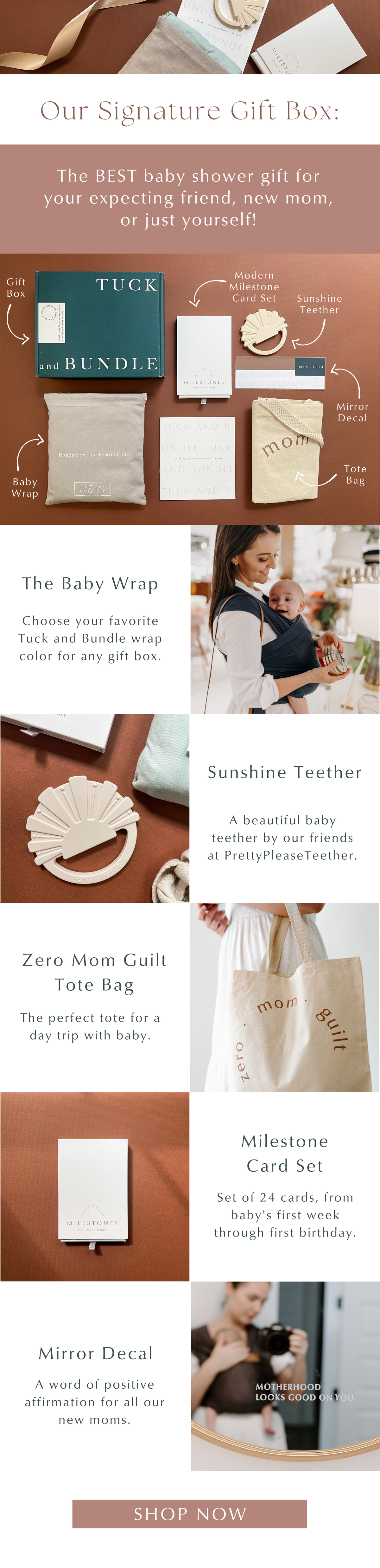 New Mom Gift Box - Signature Box Landing Page