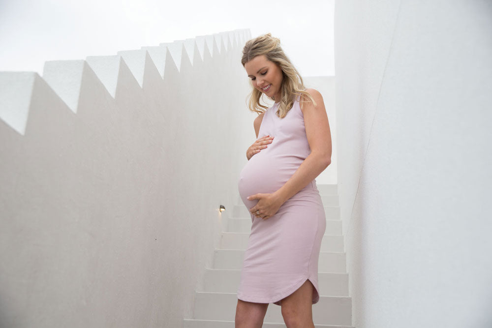 Pink nursing dress