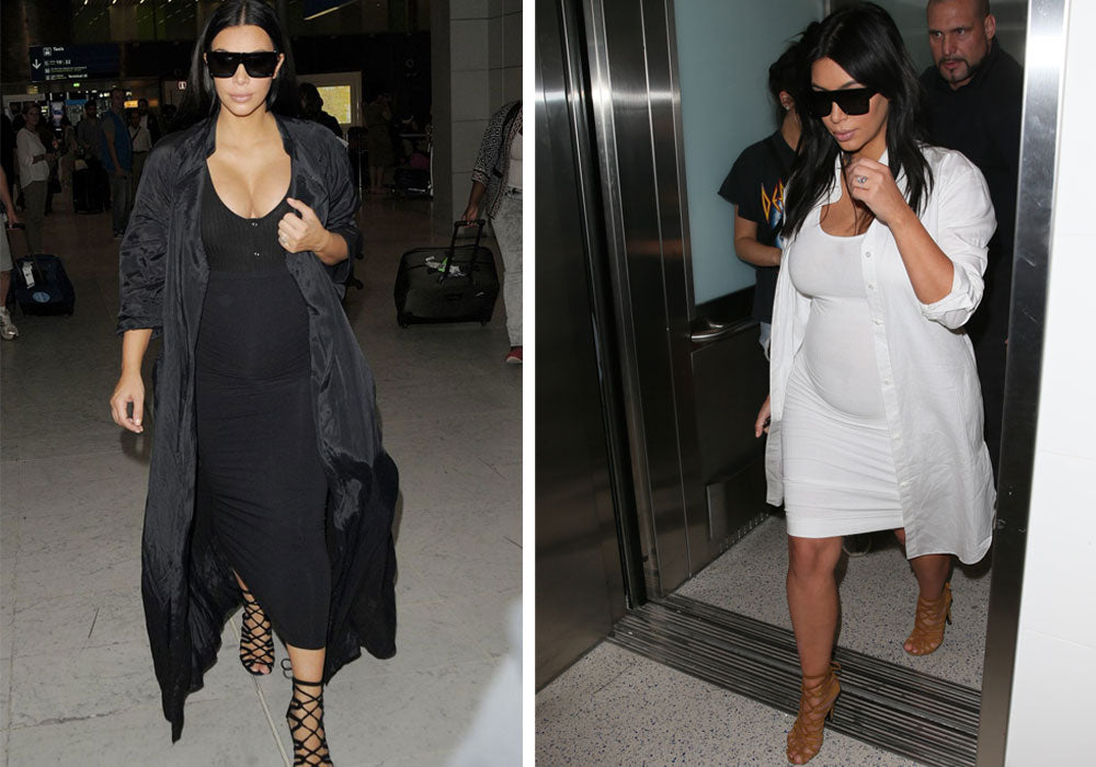 kim kardashian pregnant style