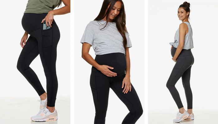 pocket maternity leggings