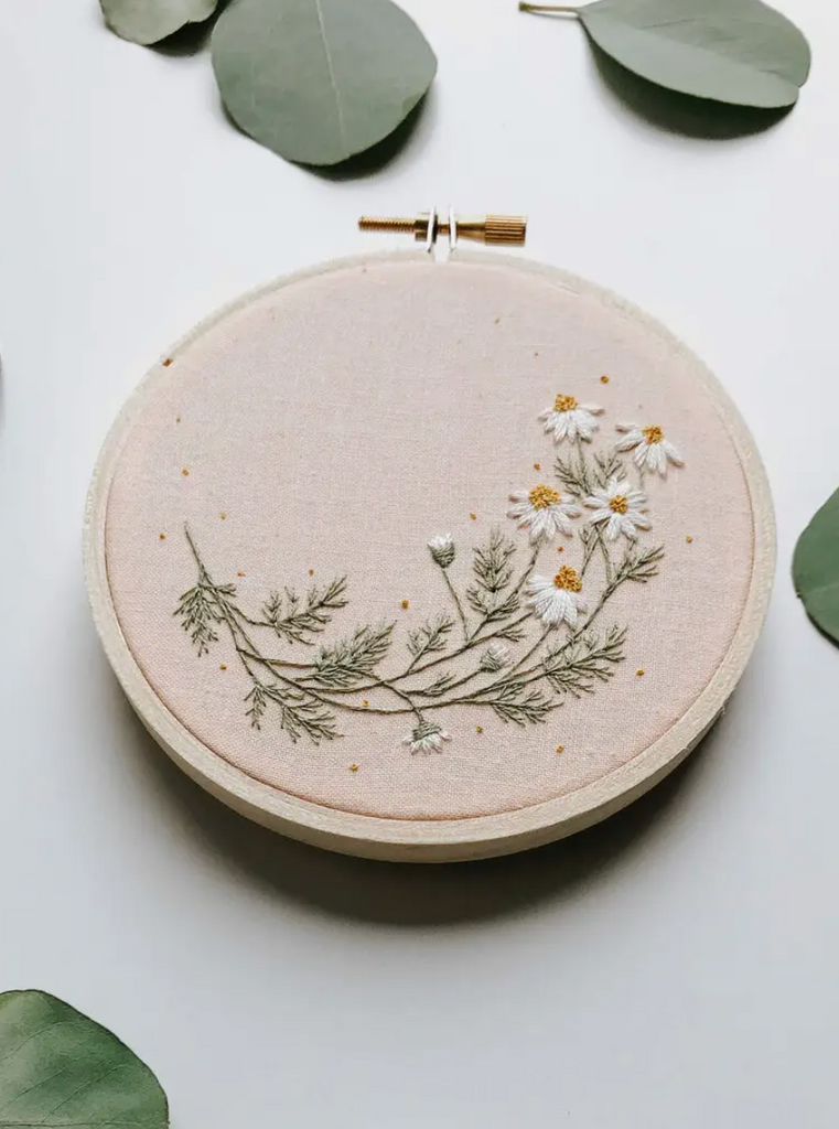 Roman Chamomile Embroidery Kit– Gather Goods Co.