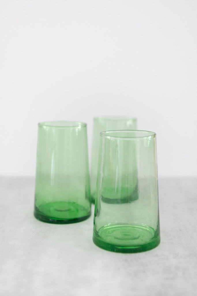 Green Glass Recycled Drinking Glass Gather Goods Co 6582