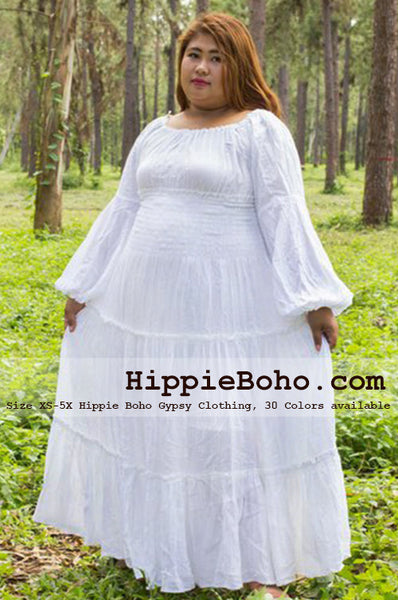 plus size simple white dress