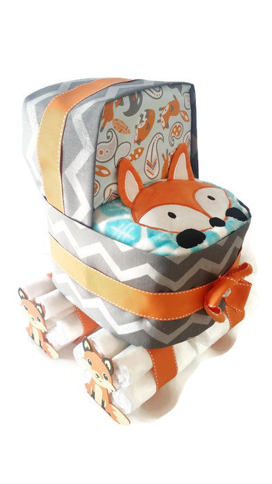 fox themed diaper bag