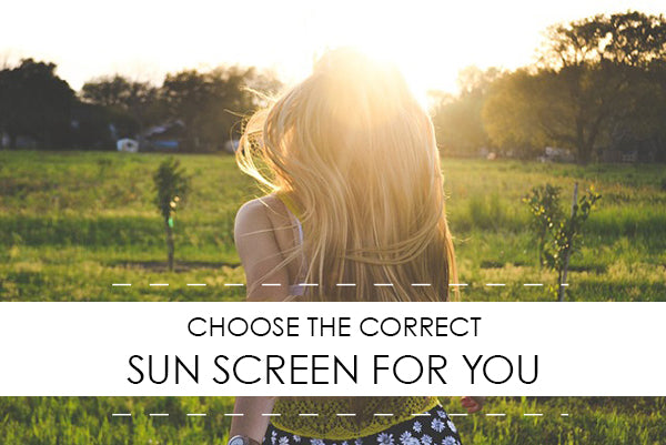 choose right sun screen