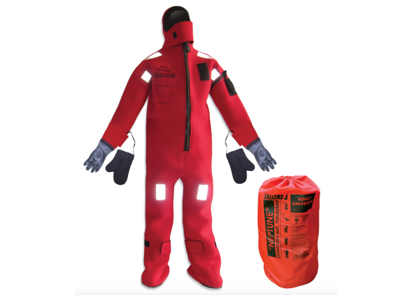 Neptune Insulated Immersion Suit - 2 Variants - 3 Sizes - The Wetworks