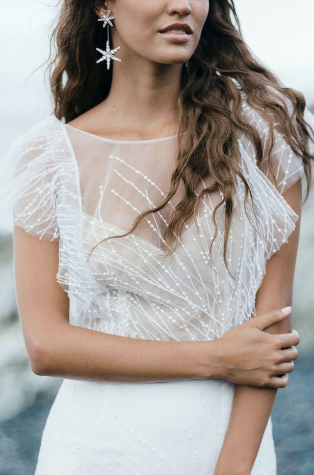 The Alandra Cap-Sleeve Lace Bralette | Anthropologie Singapore - Women's  Clothing, Accessories & Home
