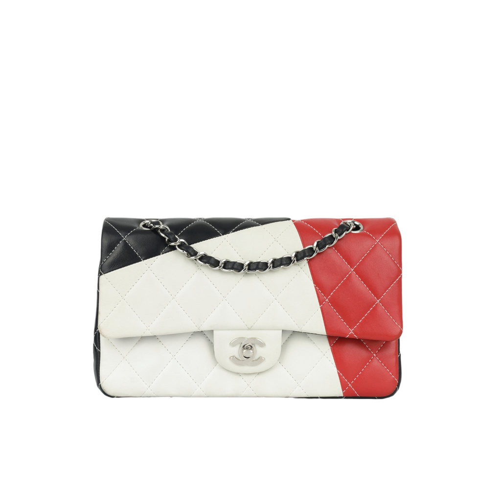 Chanel White Caviar CC Mini Cosmetic Pouch Leather ref.297448