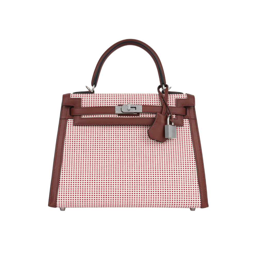 Kelly mini ostrich handbag Hermès Pink in Ostrich - 35439444