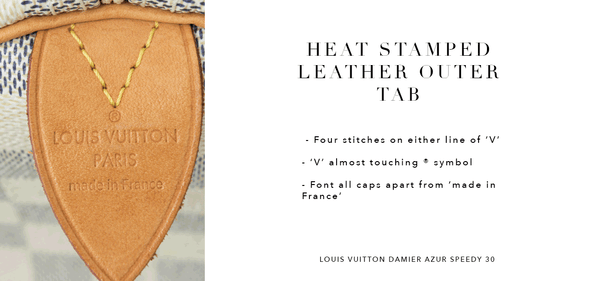 never saw a LOUIS VUITTON heat stamp like this. Is it fake?