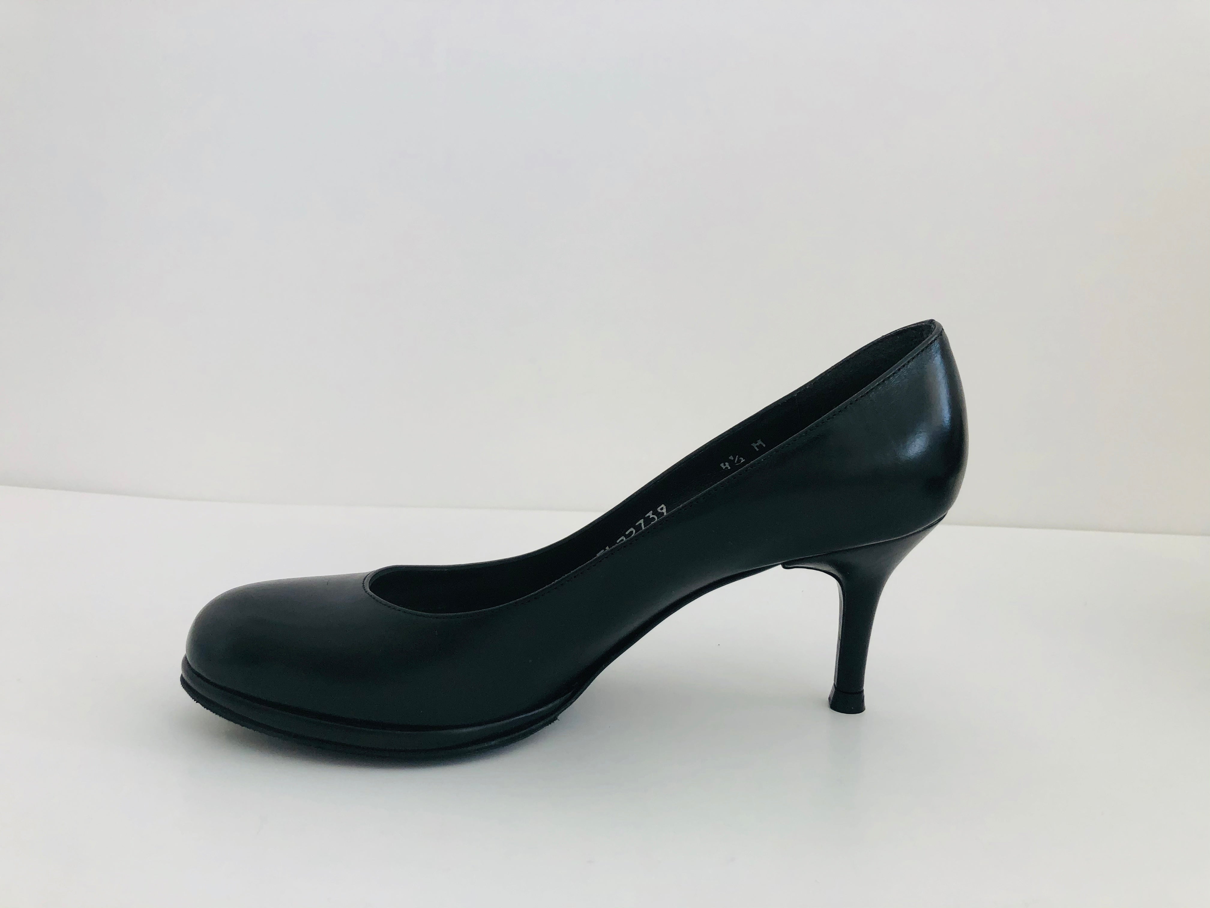 size 4.5 black heels