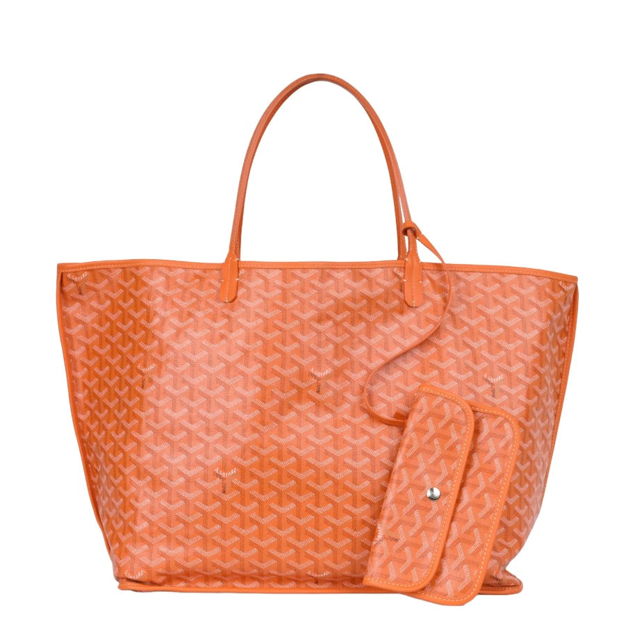 GOYARD Petit Flot Canvas Bucket Bag Red