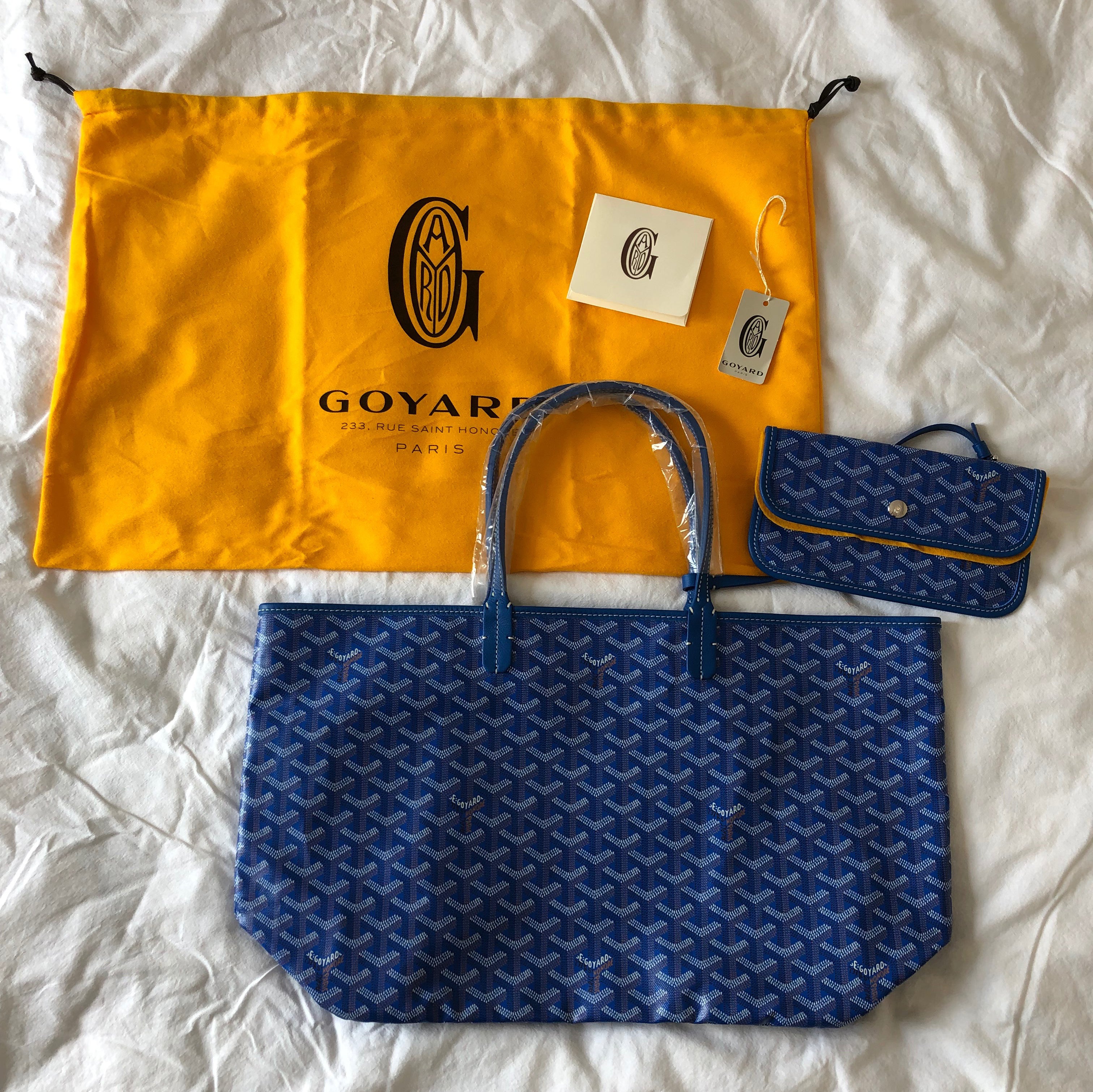 Goyard St. Louis Sky Blue PM (NWT 