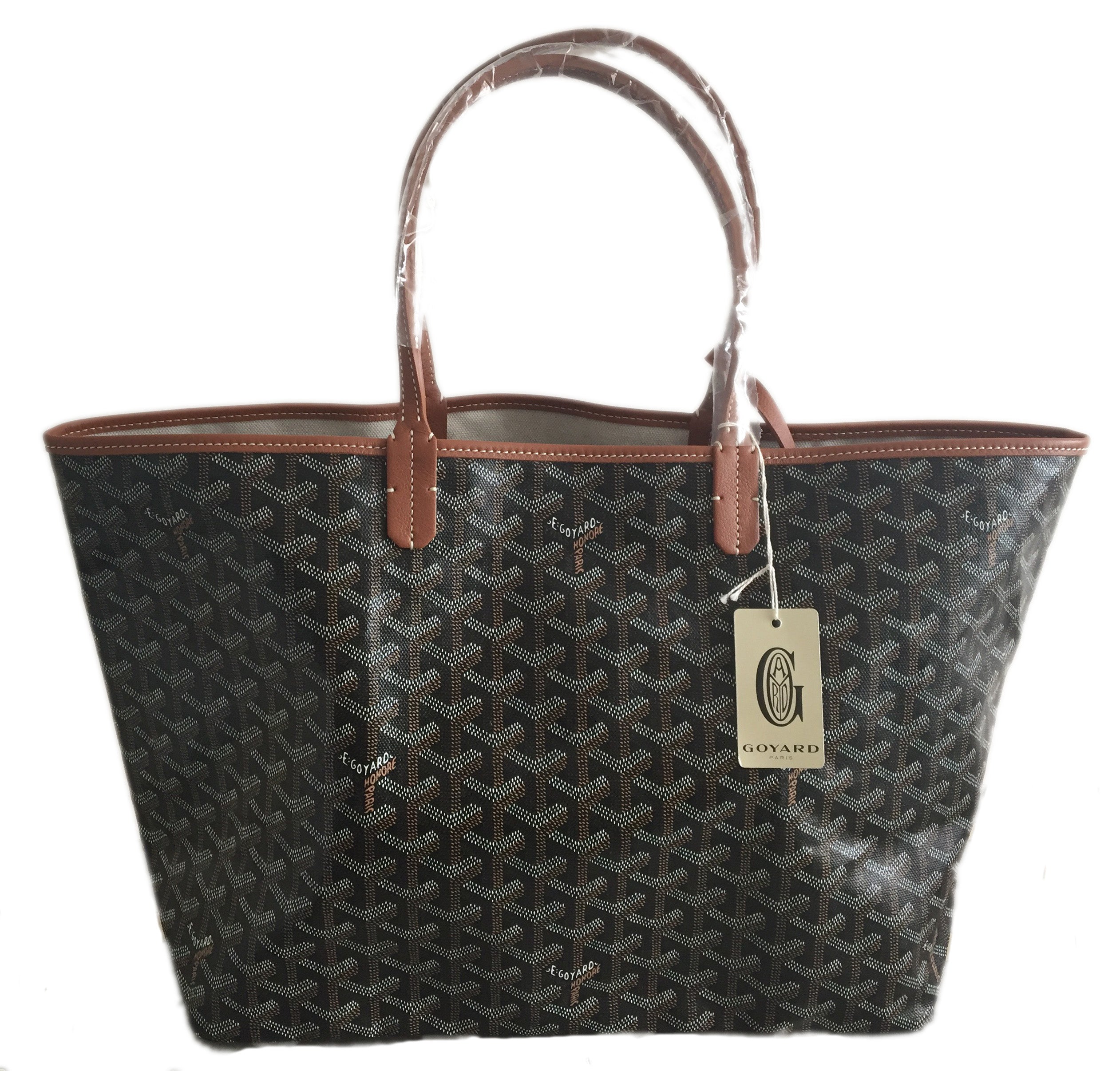 goyard st louis pm black tan