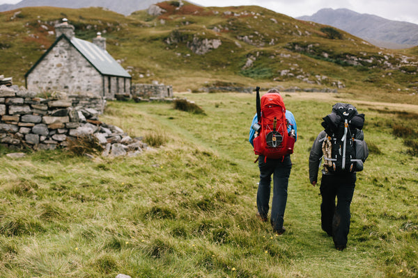 Walking towards tonight's refuge