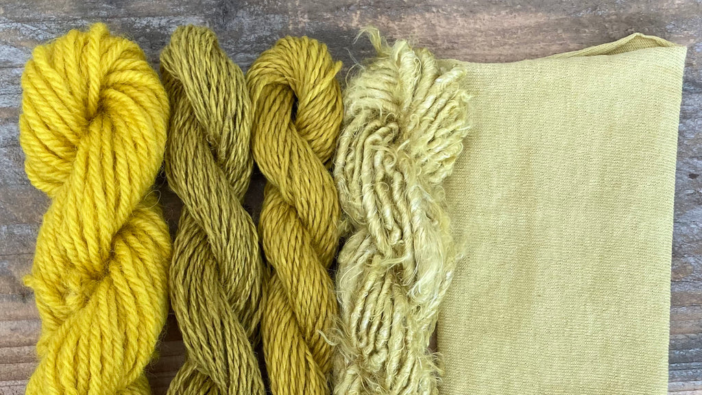 Fibres washed, dried and skeined
