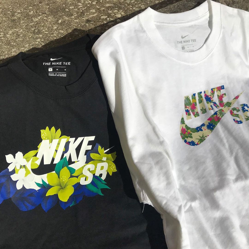 nike flower tee