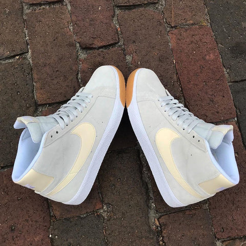 Nike SB Zoom Blazer Mid Photon Dust/Light Cream-White 