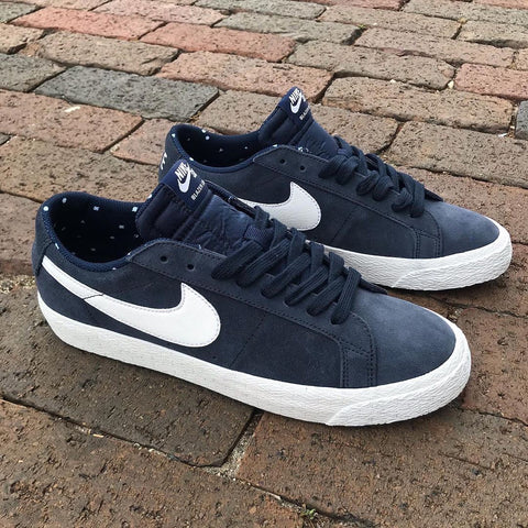 Nike SB Blazer Zoom Low Obsidian / White-Gum Light Brown