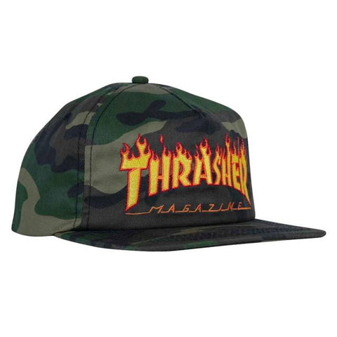 Thrasher Flame Snapback Hat
