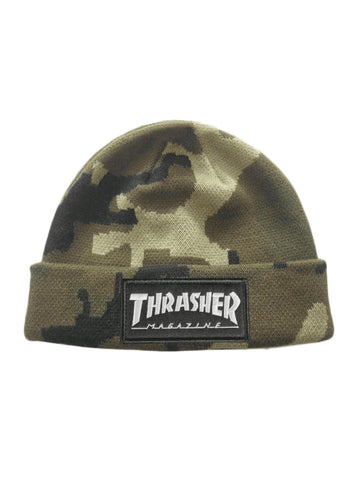 Thrasher Logo Patch Beanie