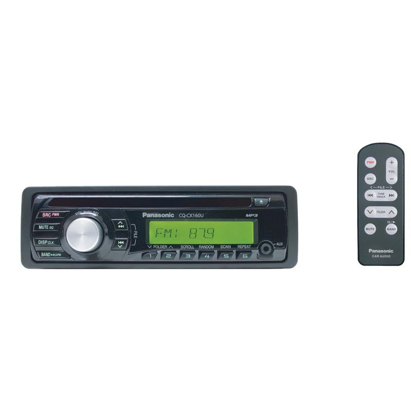 CQCX160U – Panasonic radio CD/MP3/WMA with front auxiliary input – EMTharp