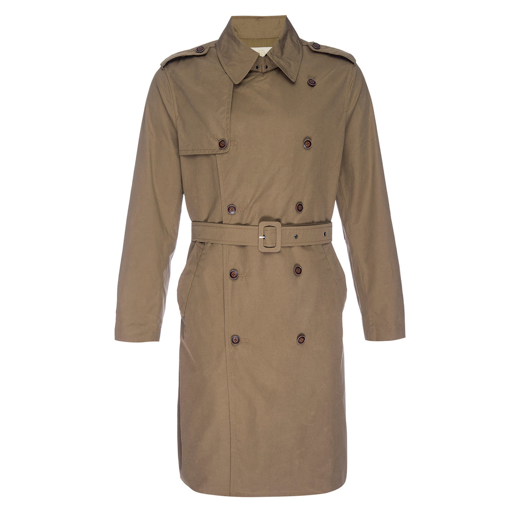 wax trench coat