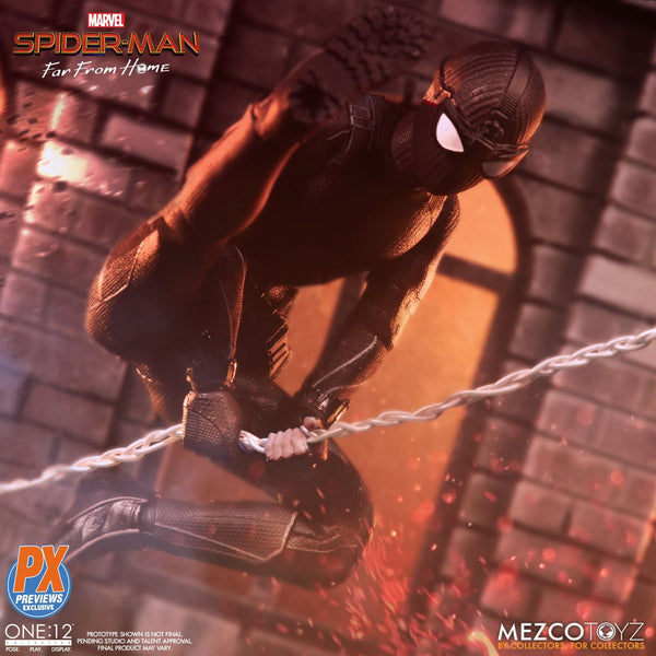 mezco spider man far from home