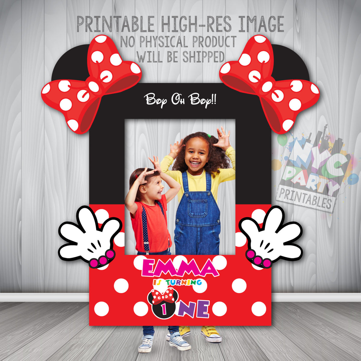 Verwonderend Minnie Mouse Photo Booth Frame, Minnie Mouse Photo Booth ER-79