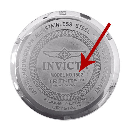 Invicta Watch Back