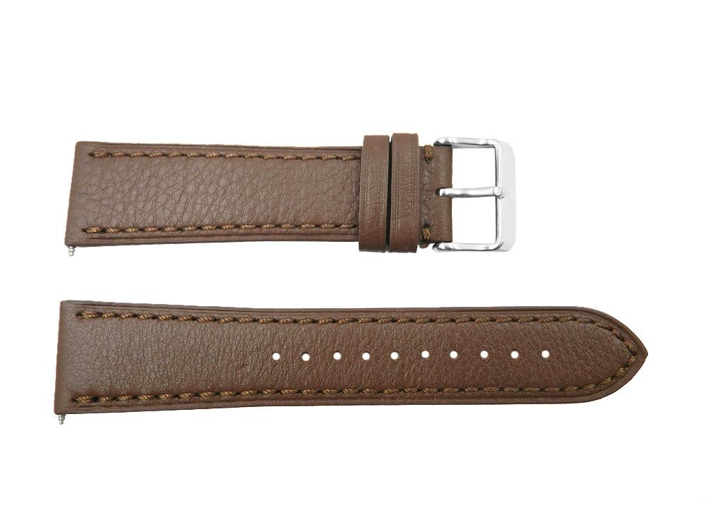 Victorinox 23mm Brown Leather Chrono Classic Watch Strap | Total Watch  Repair - 004973