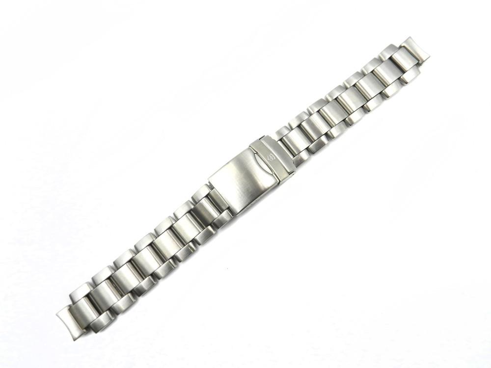 Swiss Army Peak Series Silver Tone Stainless Steel Watch Bracelet ...