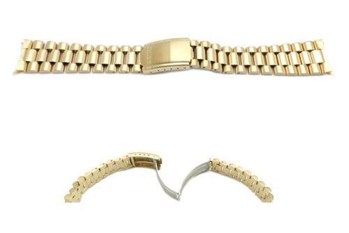 Seiko Gold Tone President Style 20mm Watch Band - 4334YB – Total Watch  Repair