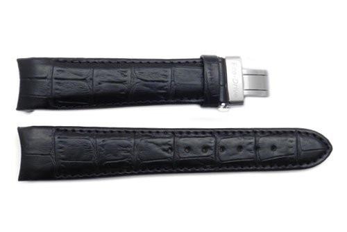 Citizen Eco-Drive Calibre Black Leather Alligator Grain Butterfly Clasp  21mm Watch Strap | Total Watch Repair - 59-T50382