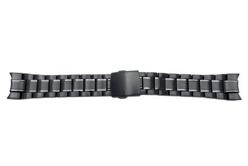 Seiko Black Ionized Stainless Steel 21mm Watch Bracelet | Total Watch  Repair - M0ND111M9